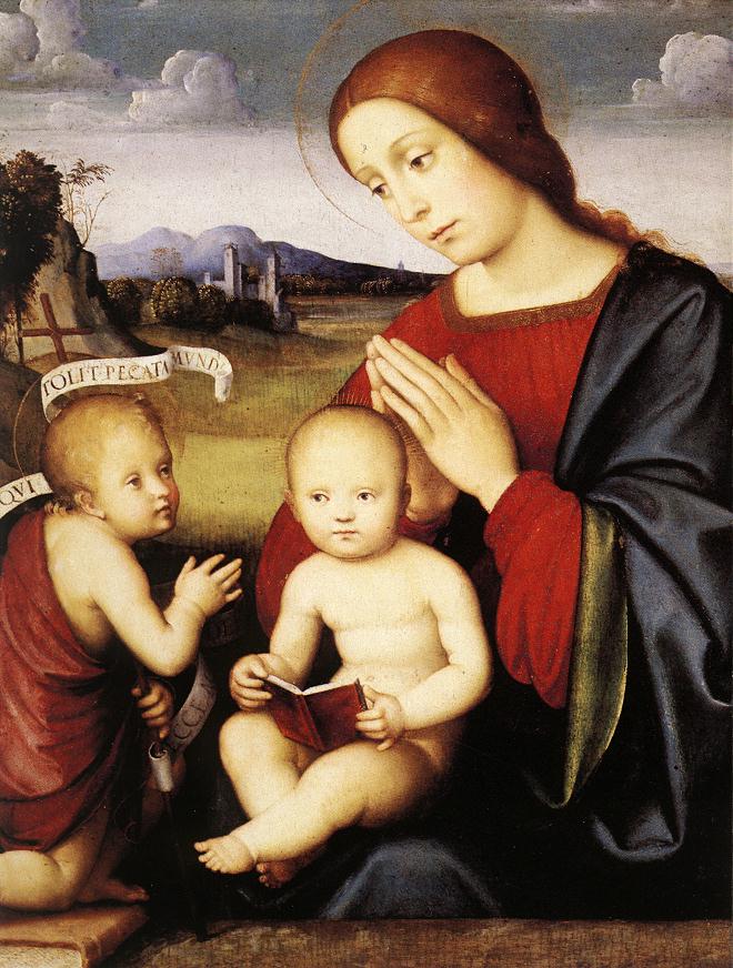 Madonna and Child with the Infant St John the Baptist dsh